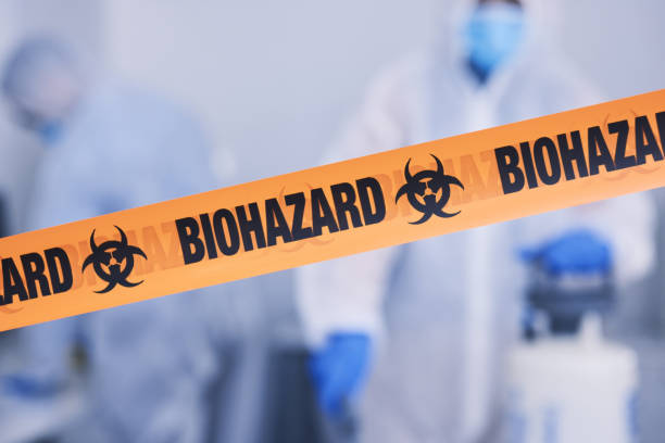 Professional Biohazard technician working in Red Rock, TX